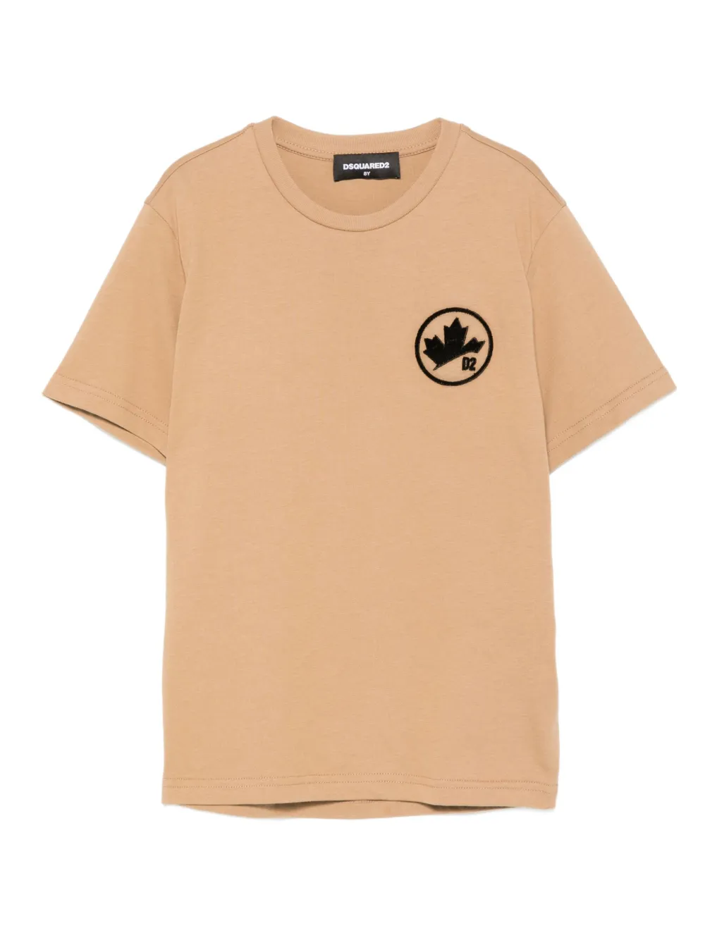 DSQUARED2 KIDS T-shirt met logo Bruin