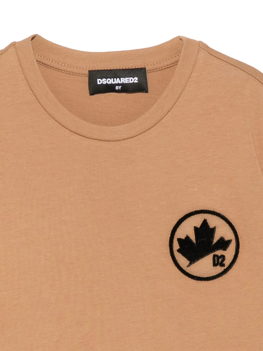 DSQUARED2 KIDS T-shirt met logo Bruin