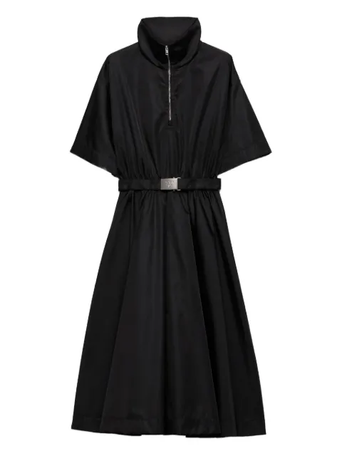 Prada Re-Nylon belted midi dress