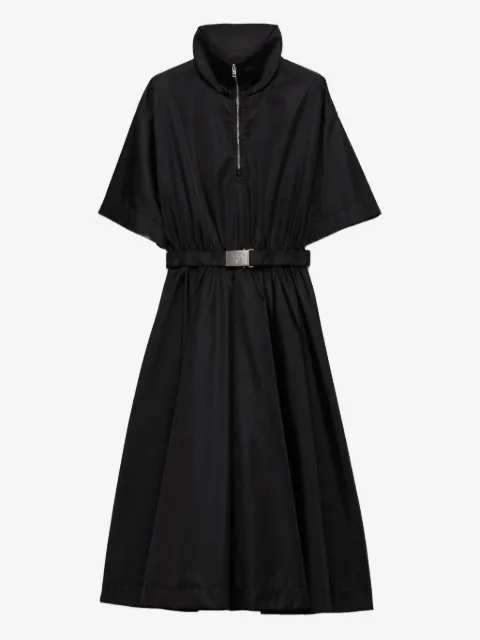 Prada short-sleeved Re-nylon midi-dress