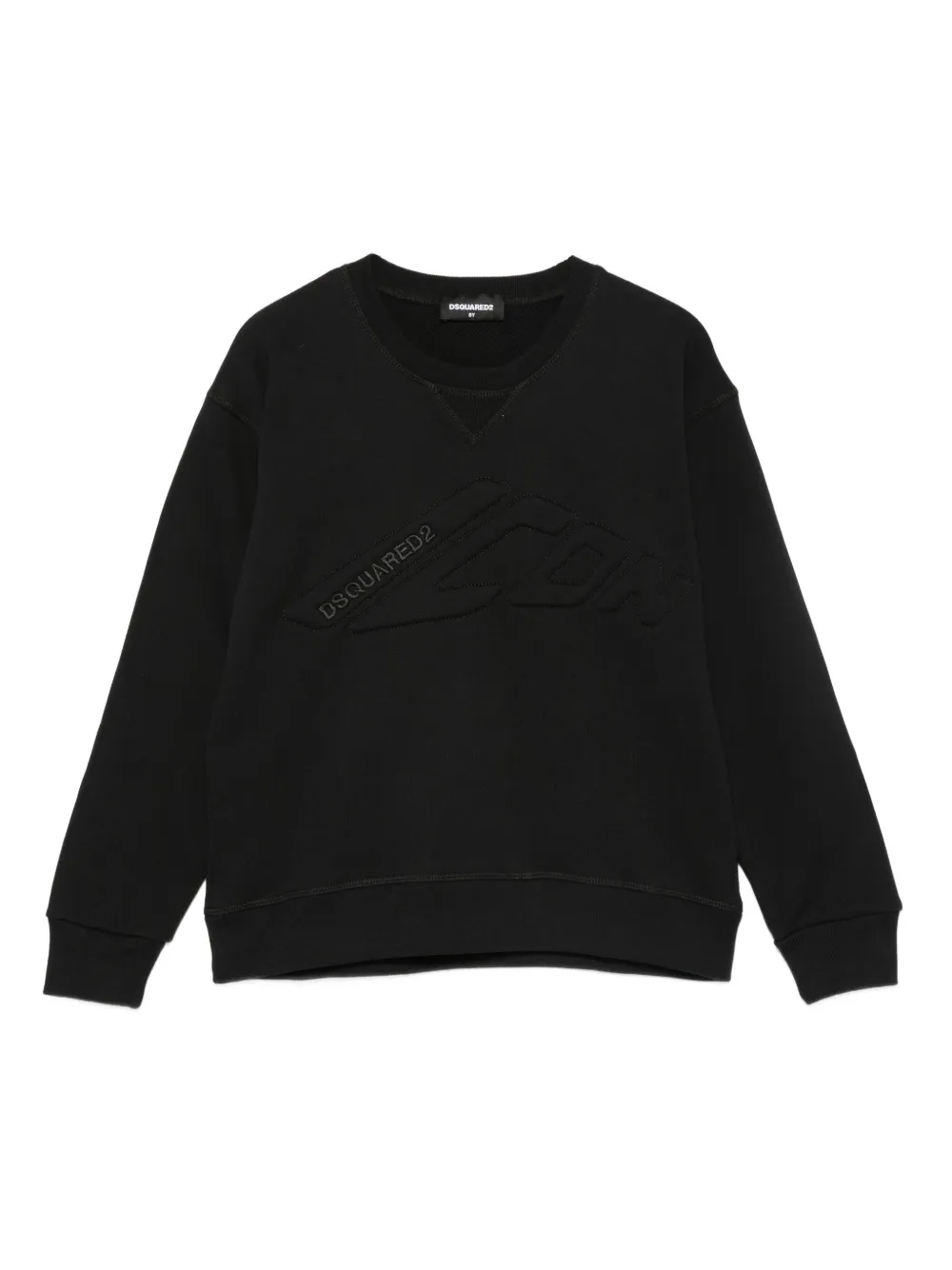 DSQUARED2 KIDS Sweater met logo-reliëf Zwart