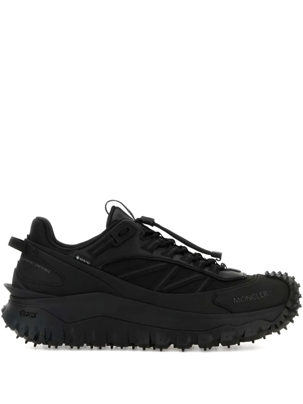 Moncler Trailgrip Gtx Low Top Sneakers In Black