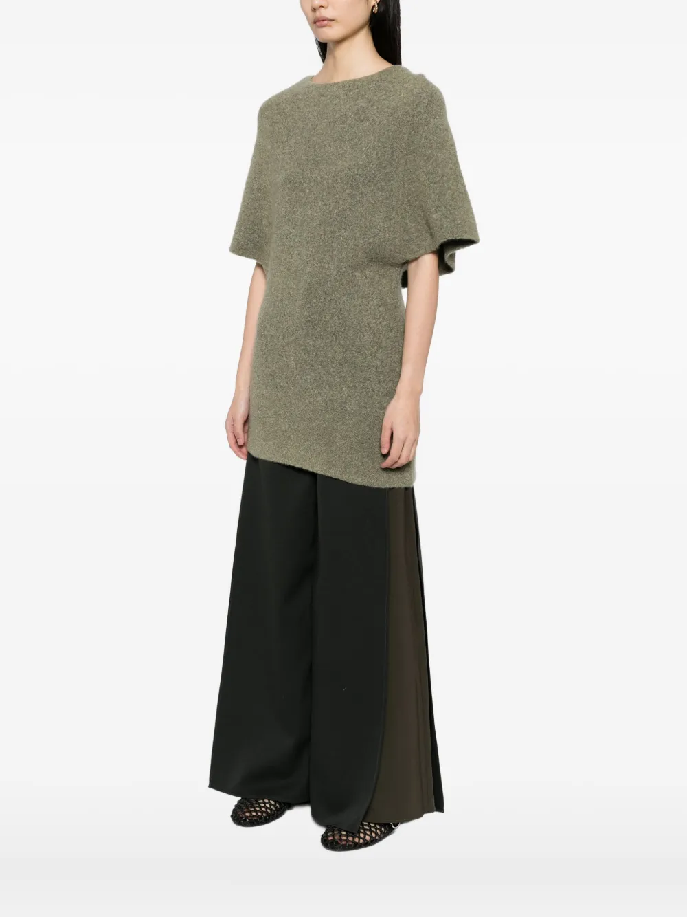 RUOHAN Cape top Groen