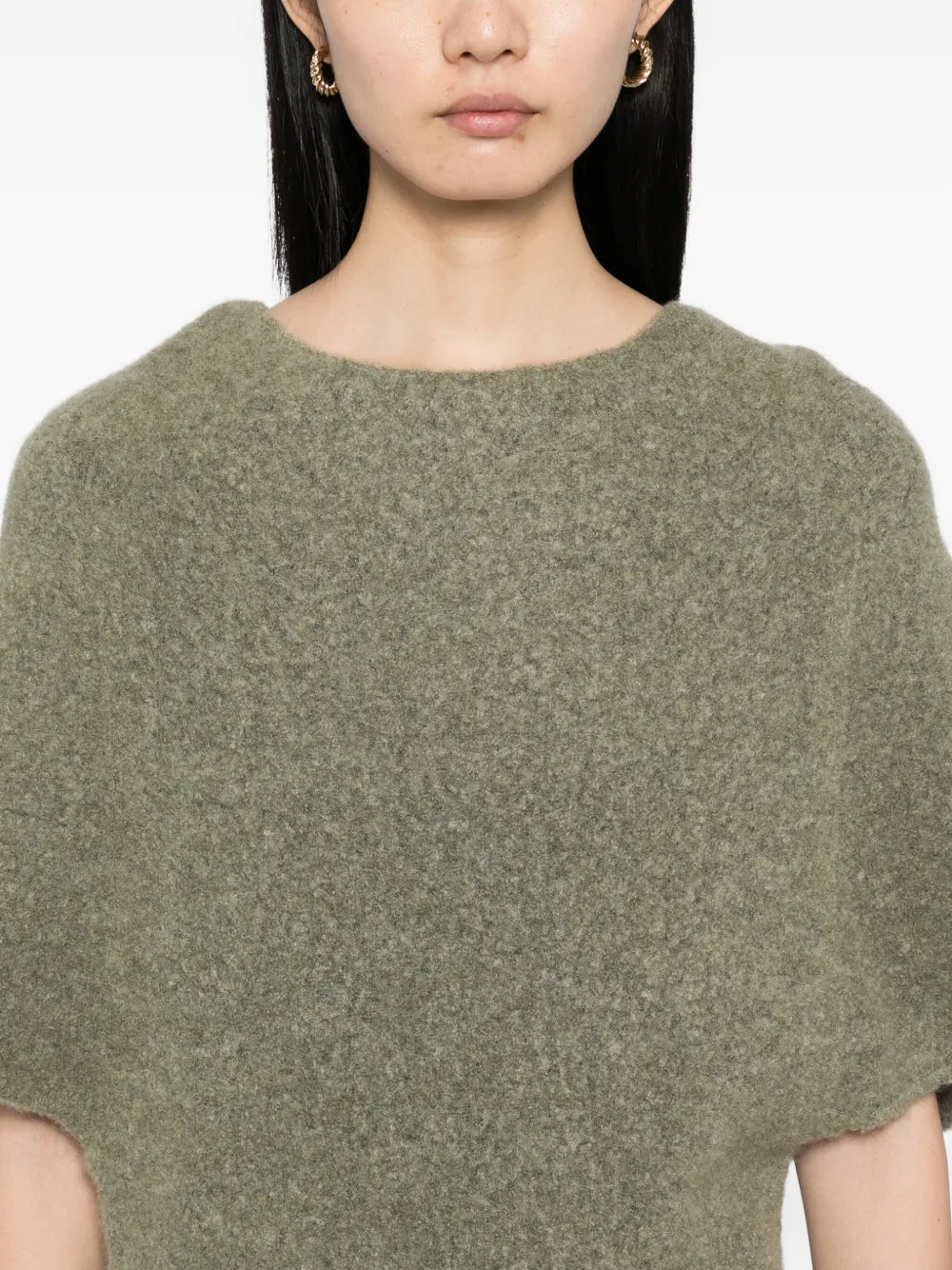 RUOHAN Cape top Groen