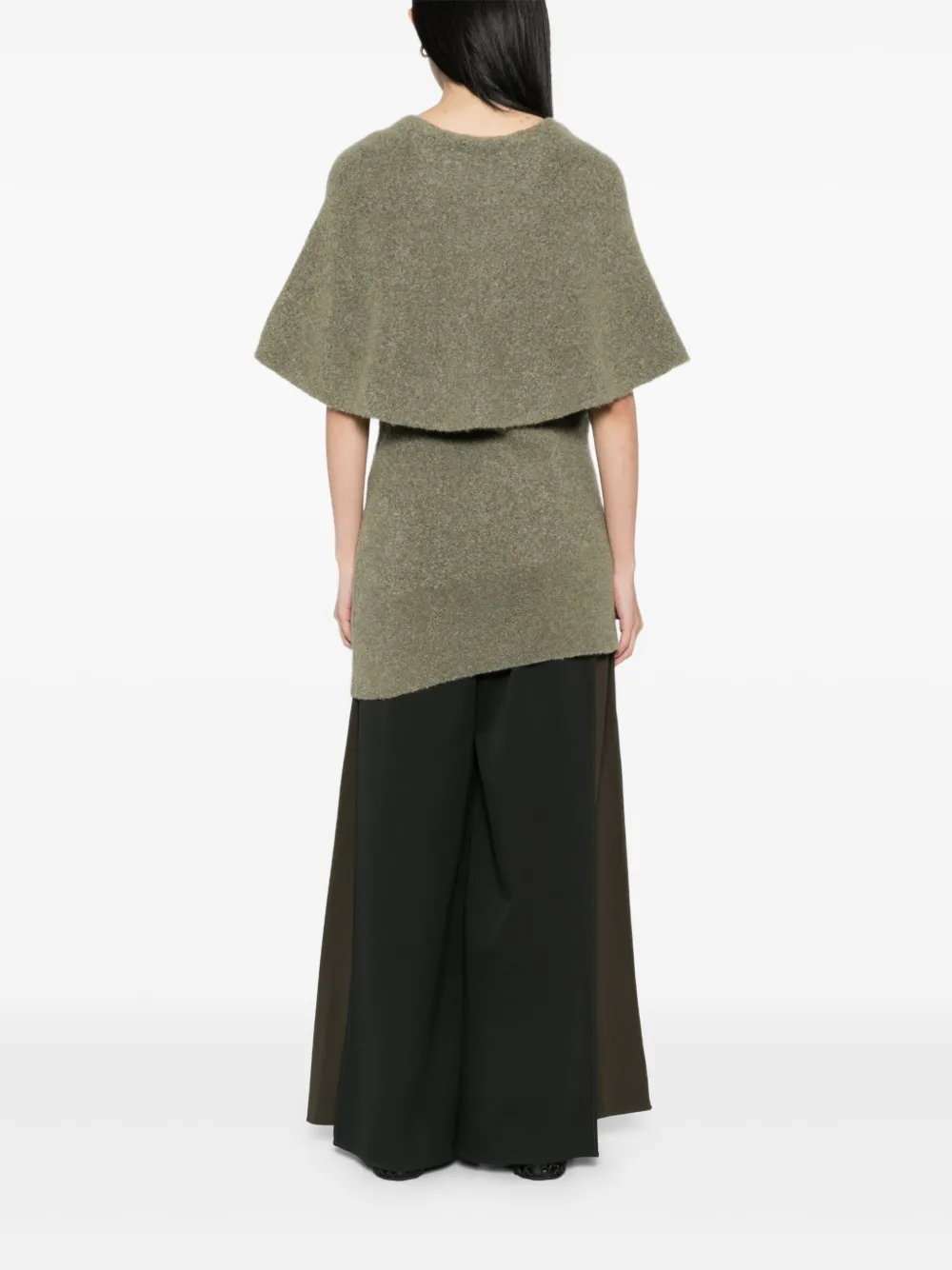 RUOHAN Cape top Groen