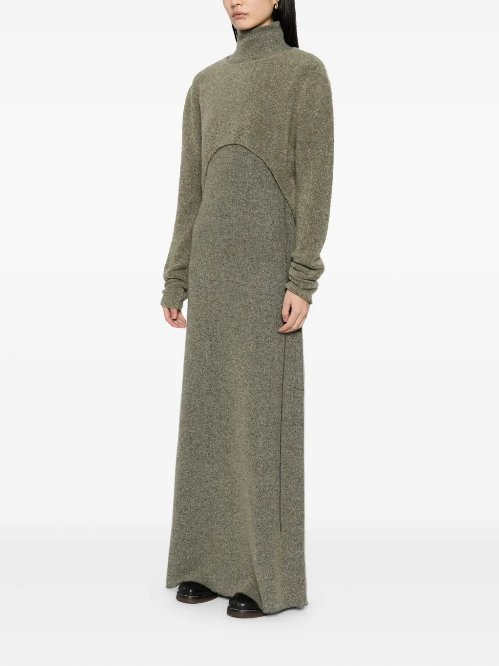 Ruohan Sage Gaya Kleid In Green