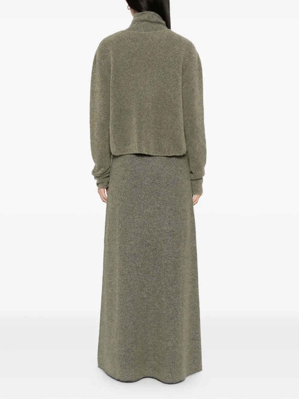 Ruohan Sage Gaya Kleid In Green