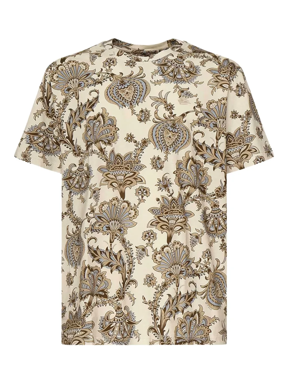 ETRO paisley-print T-shirt Beige
