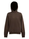 Helmut Lang Laser Studio logo-detailed hoodie - Brown
