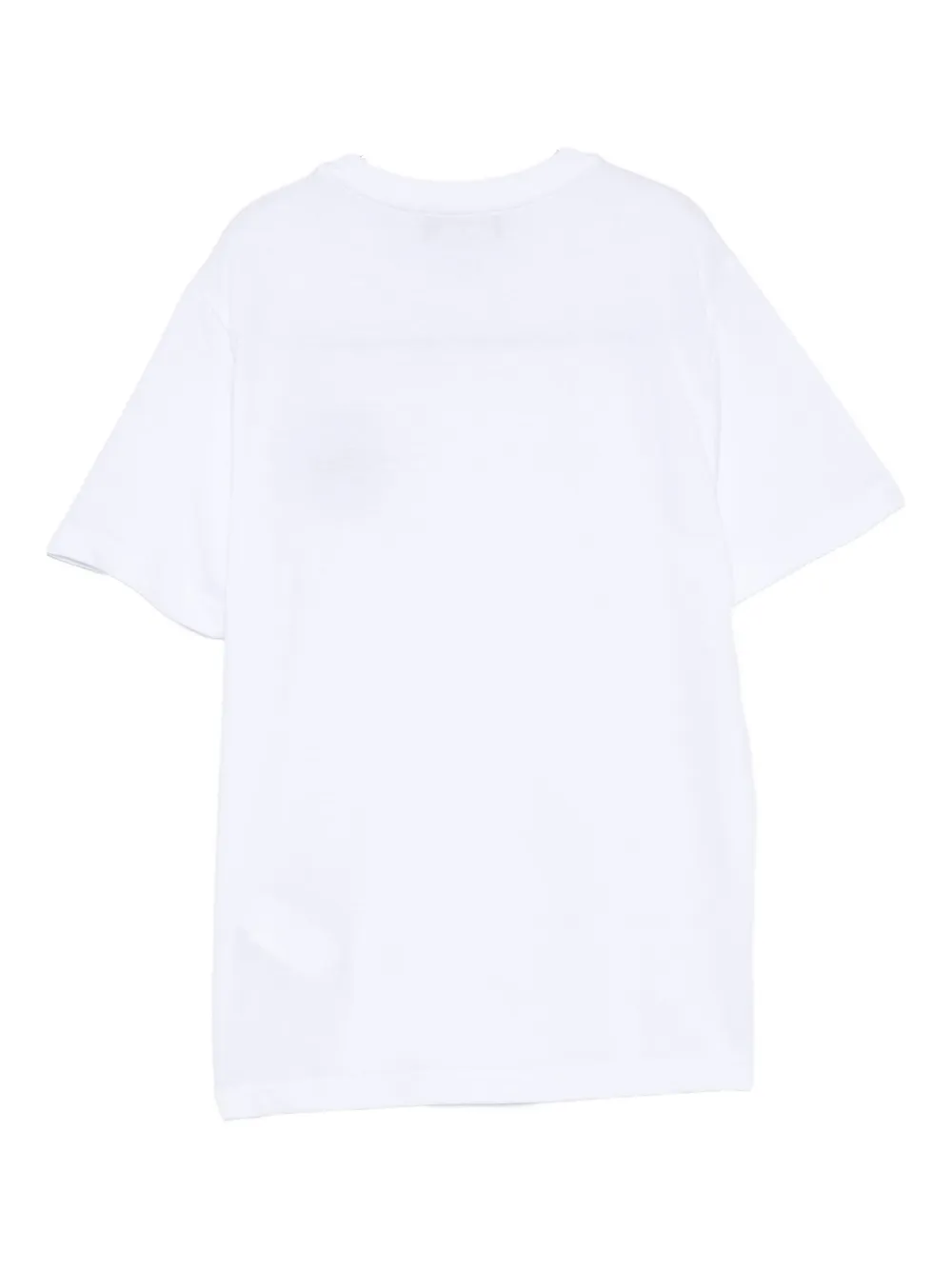Dsquared2 Maple-leaf Logo T-shirt In White