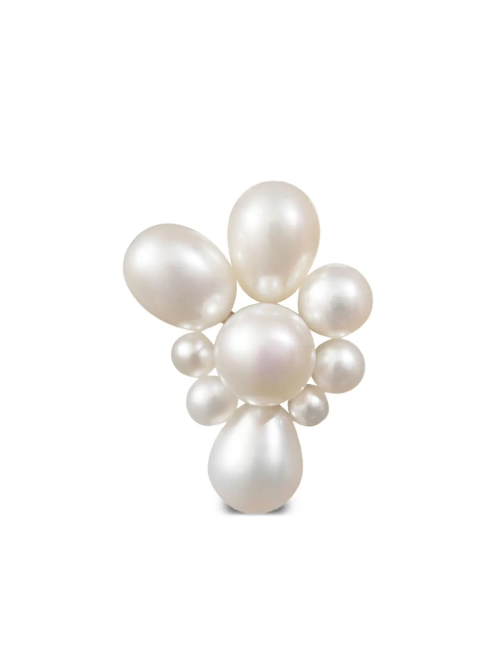 Sophie Bille Brahe Petite Amis Fleur フレッシュウォーターパール ピアス 14Kイエローゴールド - Sophie Bille Brahe Petite Amis Fleur フレッシュウォーターパール ピアス 14Kイエローゴールド -