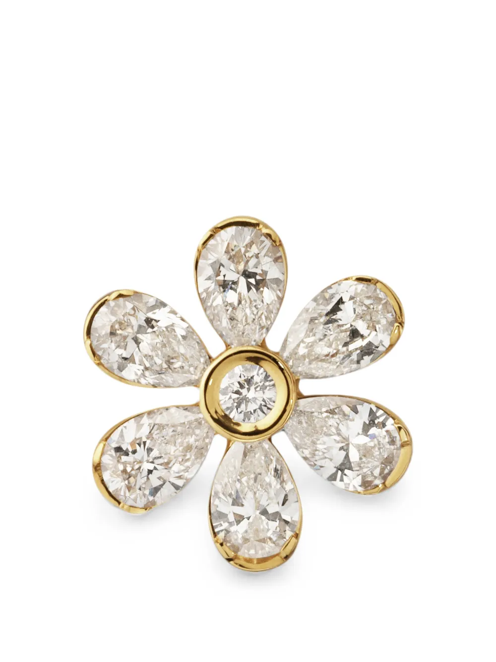 Sophie Bille Brahe Orecchino Cosmos in oro giallo 18 carati con diamanti