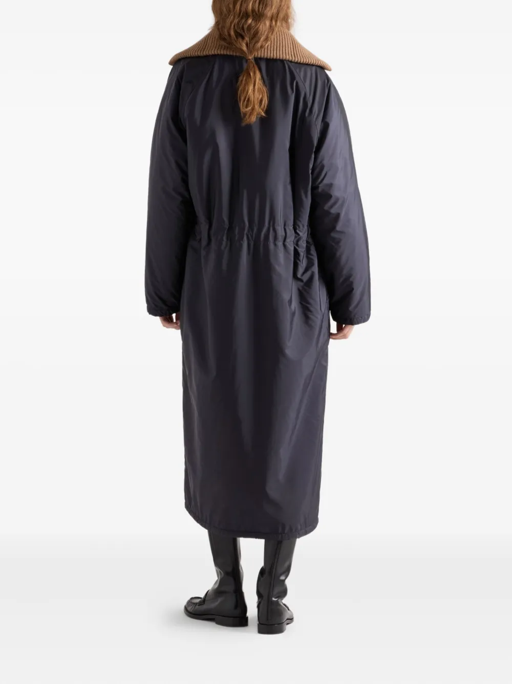 Prada Jas met opgestikte zak en raglan mouwen Blauw