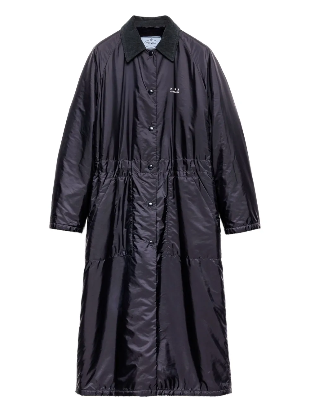 Prada Jas met opgestikte zak en raglan mouwen Blauw