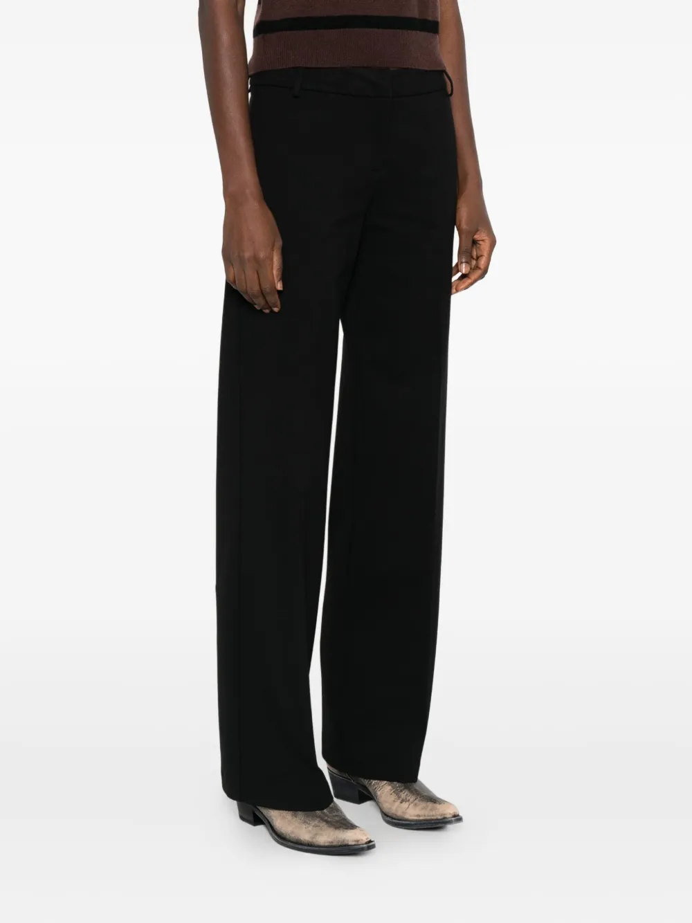 Ermanno Firenze Tailored Trousers In Black