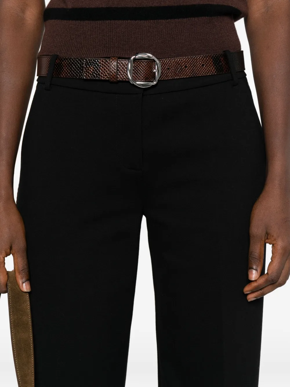 Ermanno Firenze Tailored Trousers In Black