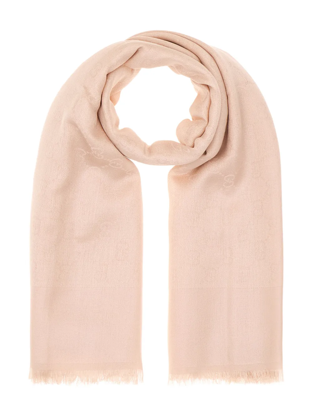Gucci Schal mit GG-Jacquardmotiv - Rosa