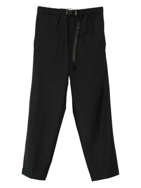 White Sand pantalon droit à taille élastiquée