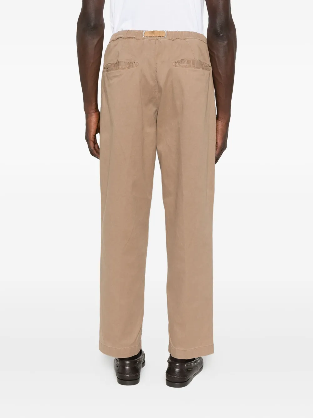 White Sand Broek met zak met ceintuur Beige