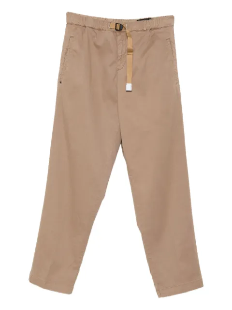 White Sand pantalon à taille ceinturée