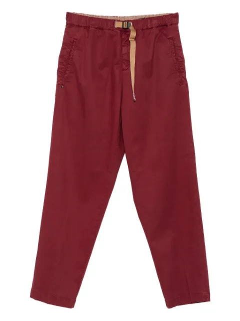 White Sand pantalon à taille ceinturée