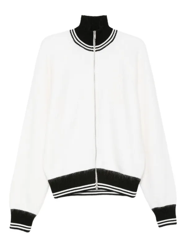 Jil Sander ジップアップ カーディガン | ホワイト | FARFETCH JP