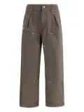 Kenzo Weave Double Knee trousers - Brown
