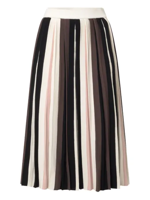 Weekend Max Mara striped-pattern pleated midi skirt