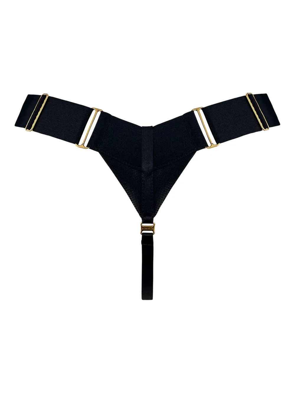Bordelle Nara mesh thong Zwart