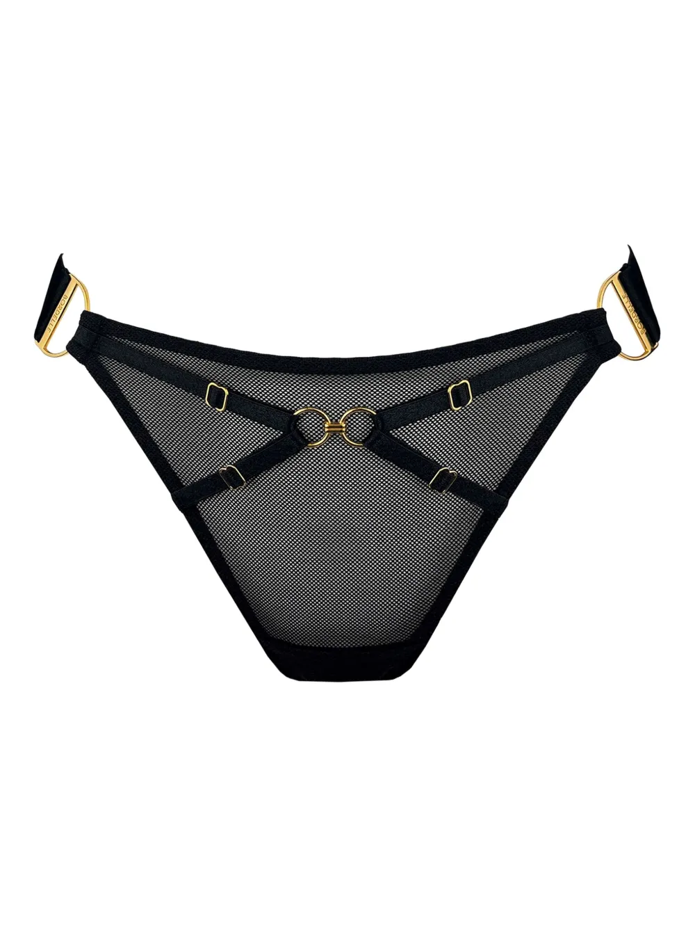 Bordelle Nara mesh thong Zwart