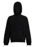 Helmut Lang embossed logo hoodie - Black