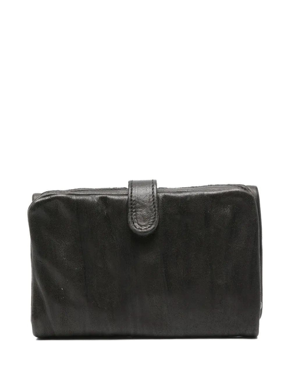 leather flap wallet