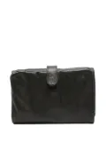 SOMMET leather flap wallet - Black