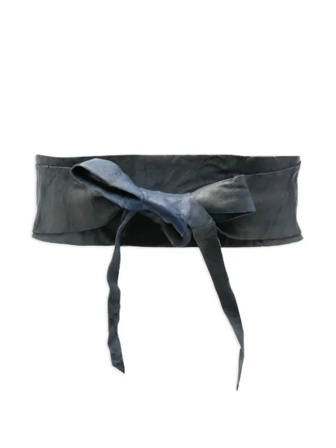 SOMMET leather tie-end belt