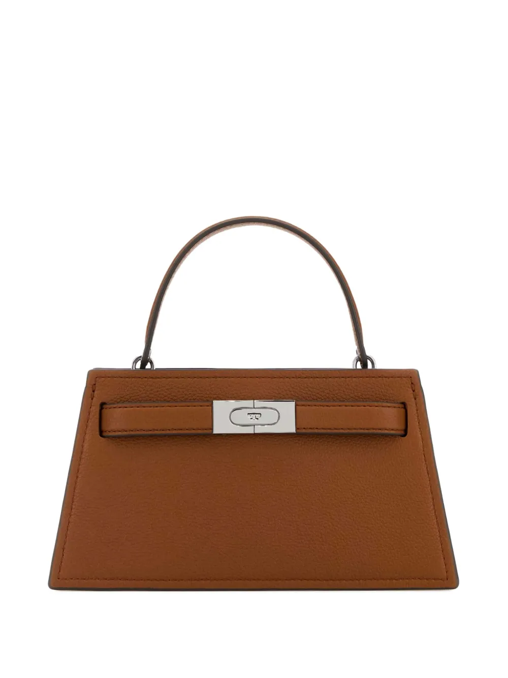 Tory Burch mini Lee Radziwill leather top-handle handbag Bruin