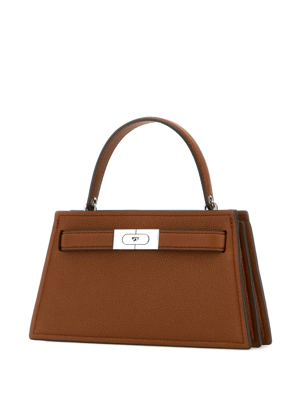 Tory Burch mini Lee Radziwill leather top-handle handbag Bruin