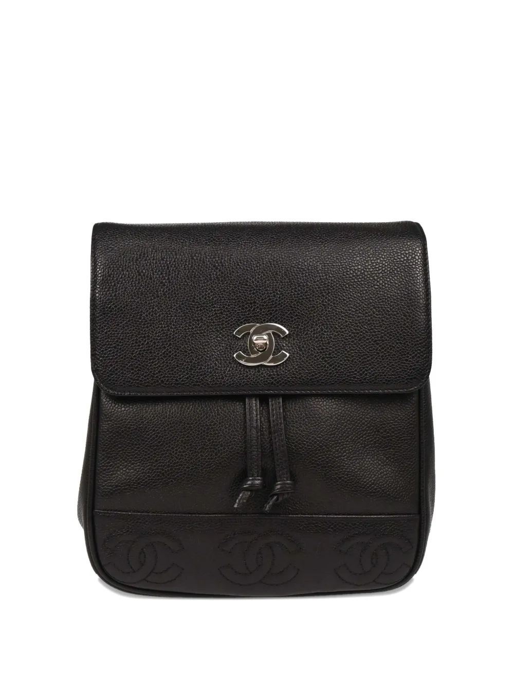 CHANEL Pre-Owned 1997 Triple CC backpack | Black | Image 1
