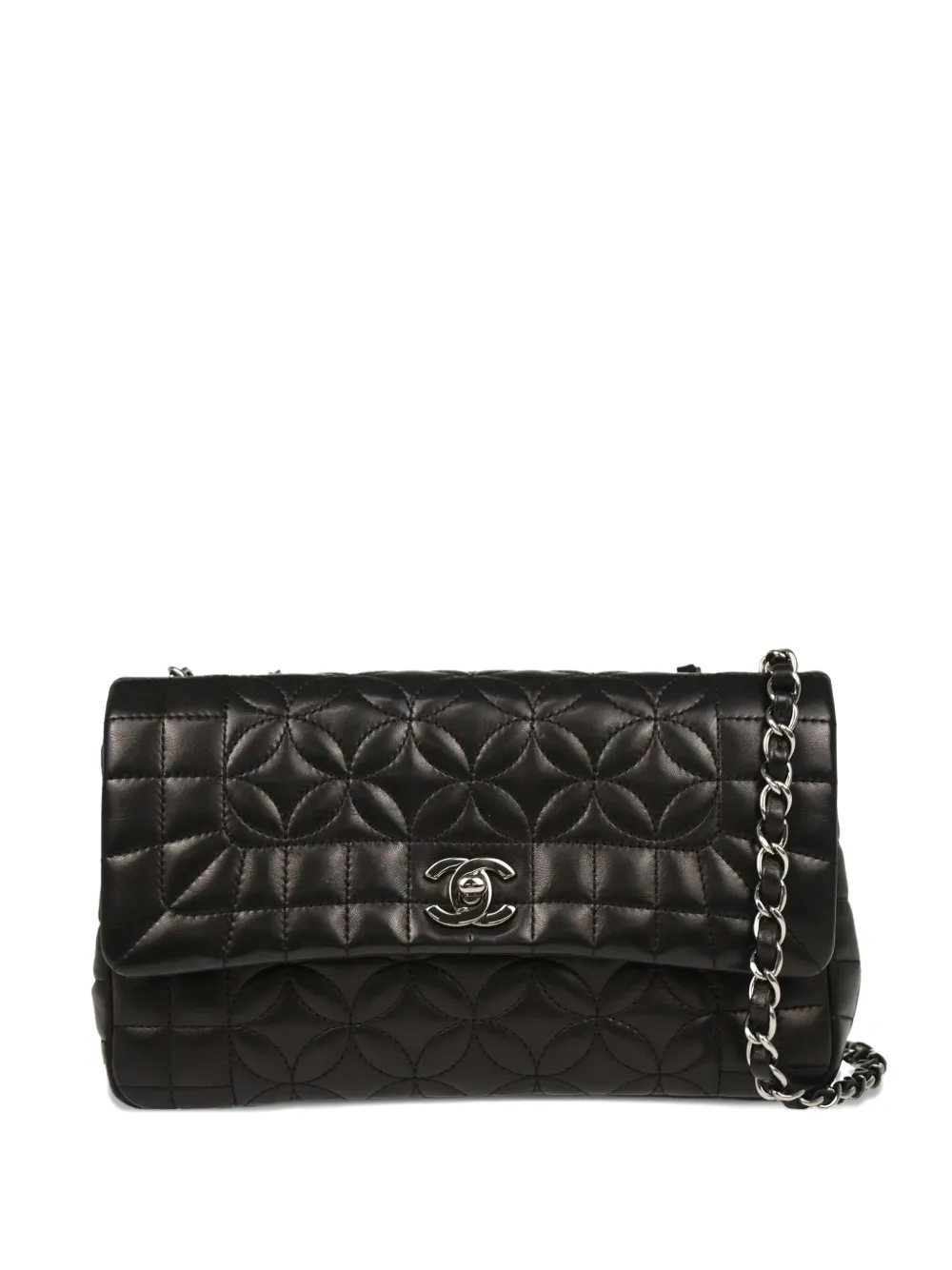 CHANEL Pre-Owned 2006 チョコバーショルダーバッグ - ブラック CHANEL Pre-Owned 2006 チョコバーショルダーバッグ - ブラック