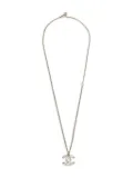 CHANEL Pre-Owned 2017 CC chain pendant necklace - Gold