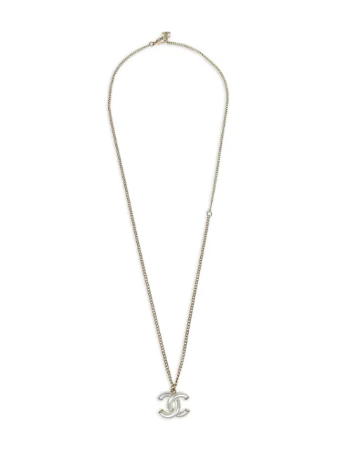 CHANEL Pre-Owned 2017 CC chain pendant necklace