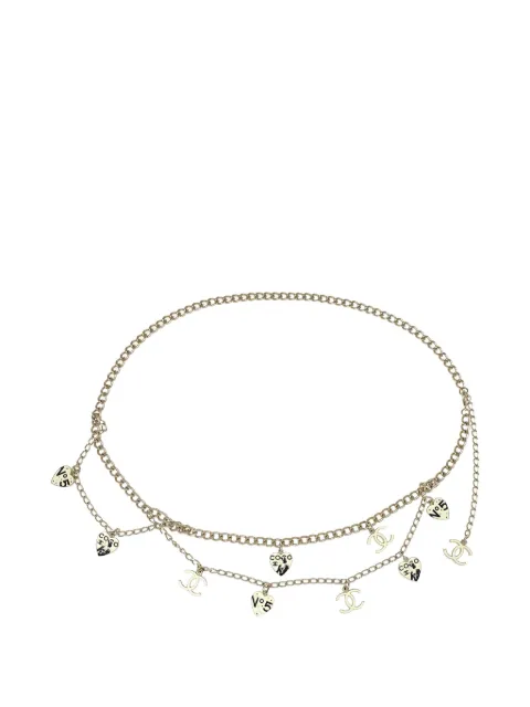 CHANEL Pre-Owned 2006 chain heart belt