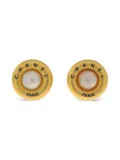 CHANEL Pre-Owned 1994 pearl-embellished earrings - Gold