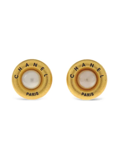 CHANEL Pre-Owned 1994 pearl-embellished earrings