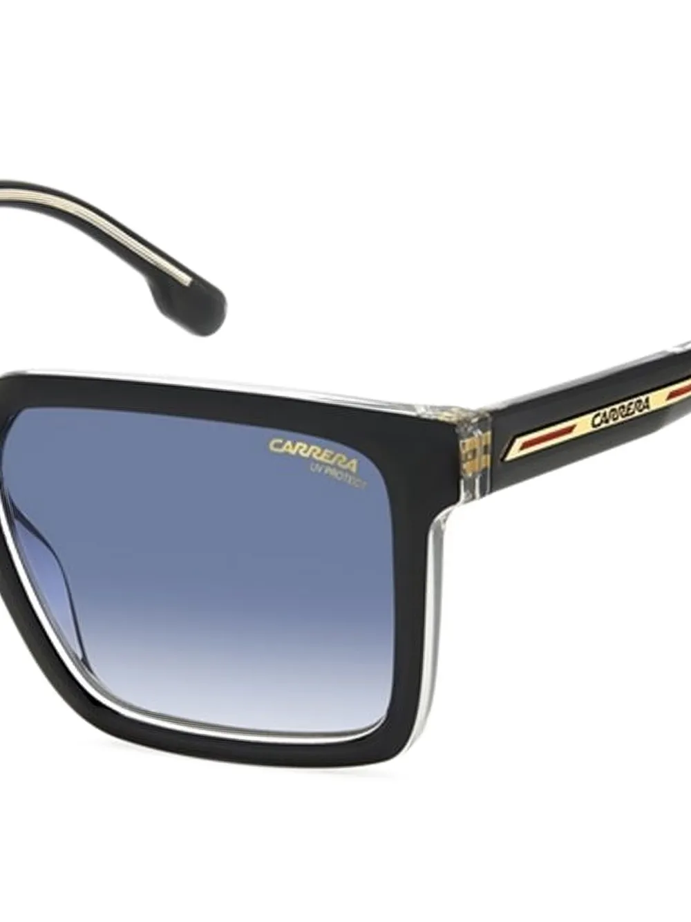 Carrera crystal-frame square sunglasses Zwart