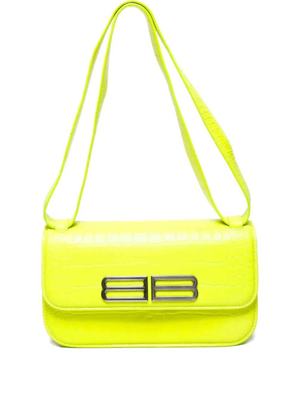 2020s Gossip crocodile-effect shoulder bag