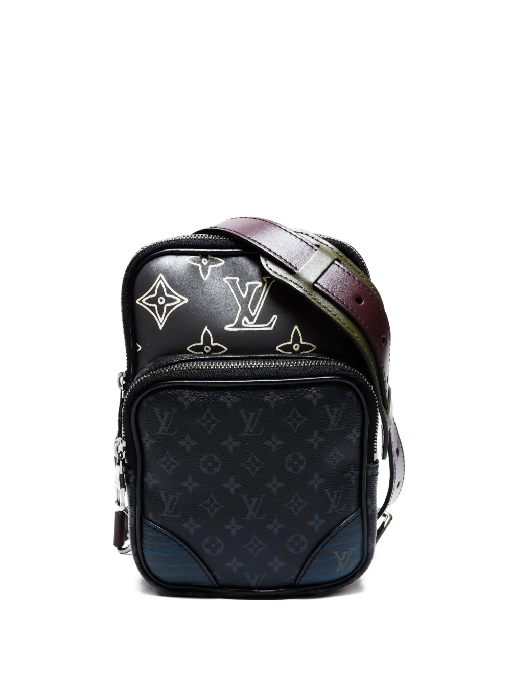 Pre-owned Louis Vuitton 2020 Monogram-eclipse Hand Bag In Black
