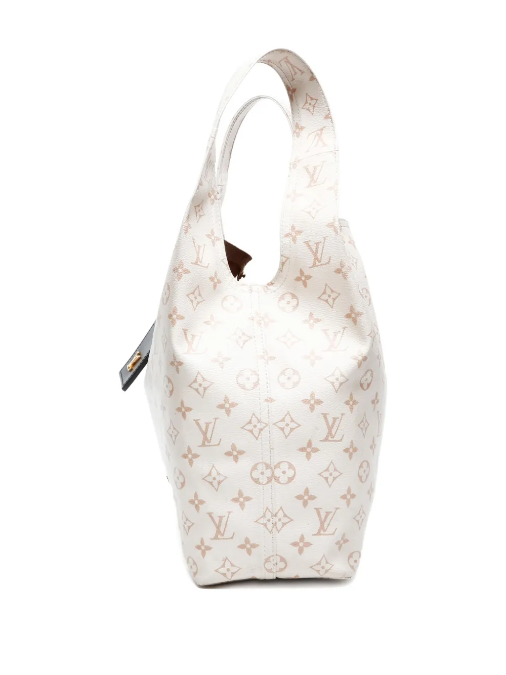 Pre-owned Louis Vuitton 2010-2020s Atlantis Gm Tote Bag In White