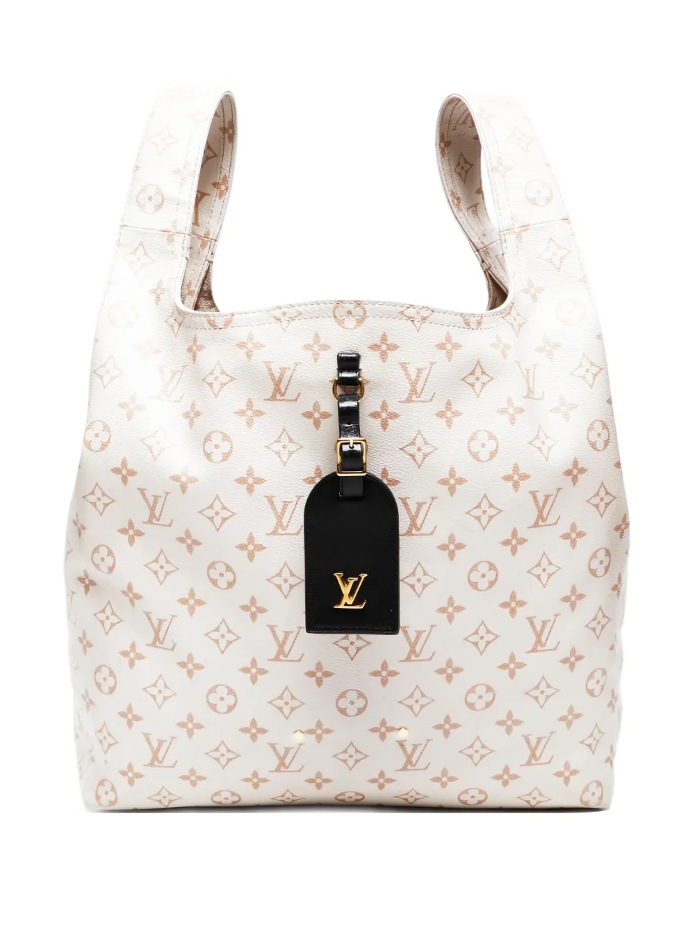 Pre-owned Louis Vuitton 2010-2020s Atlantis Gm Tote Bag In White
