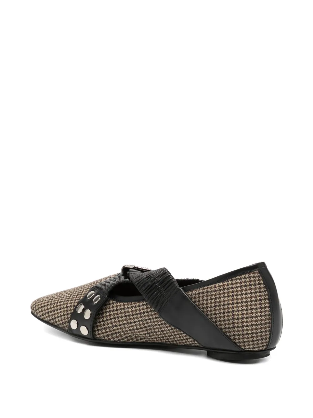 Toga Buckle-embellished Tweed Pumps In Brown