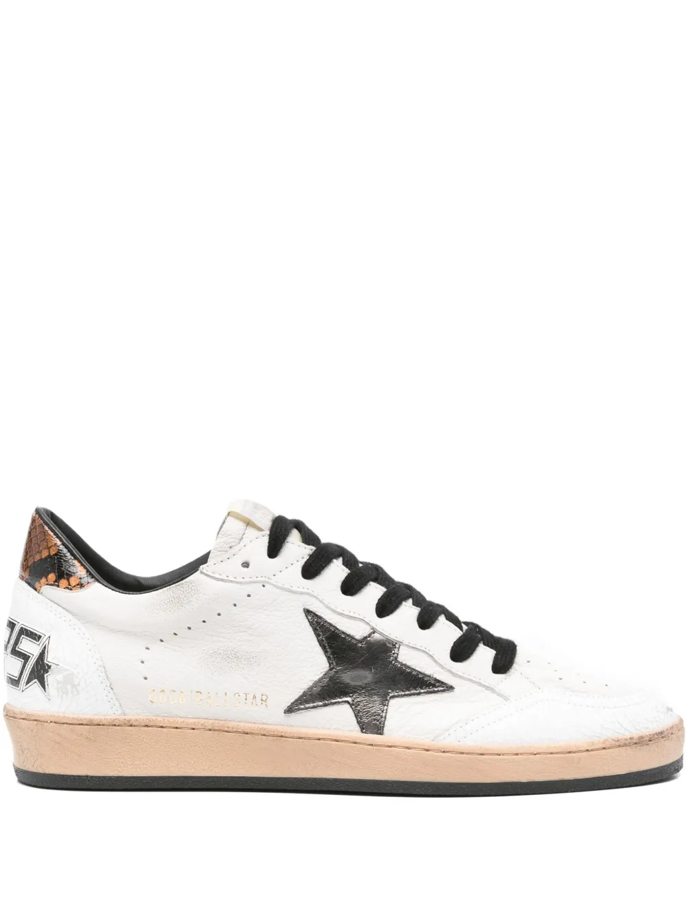 Golden Goose Ball Star snake-detail sneakers White